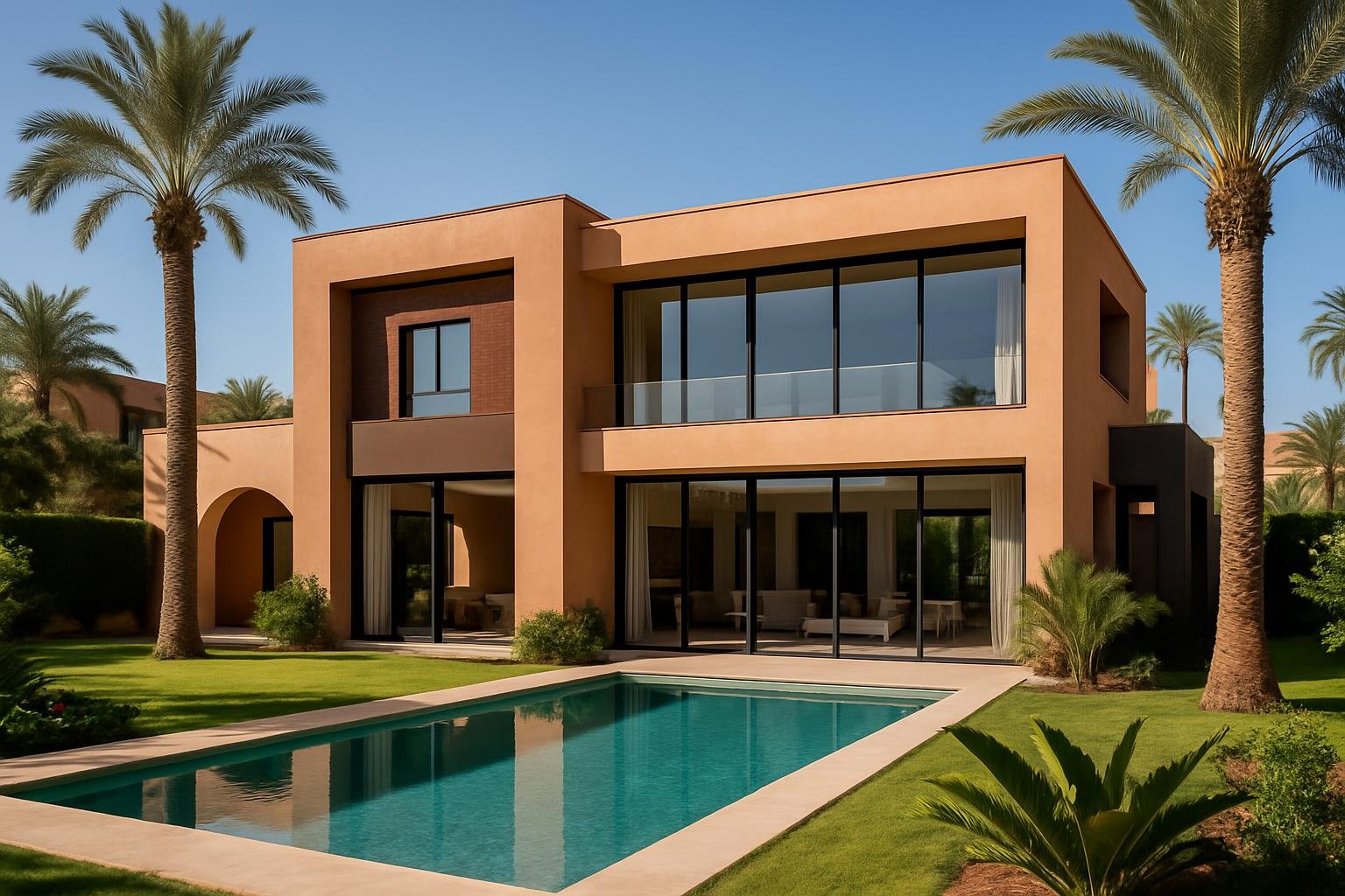 Moderne Villa in Gueliz